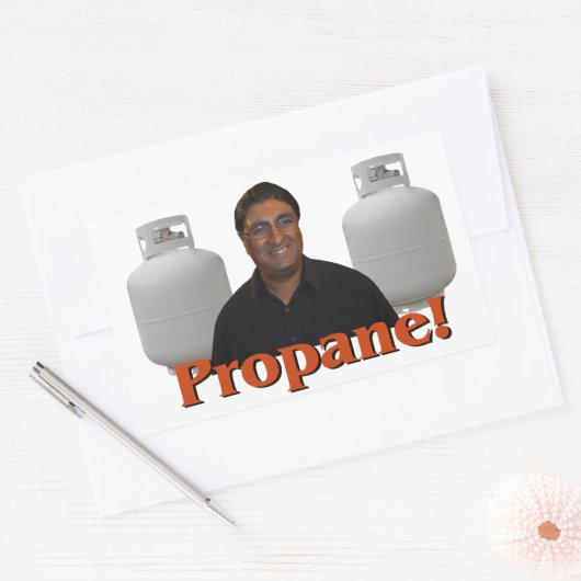 Paul Lall - Propan Sticker! Rechteckiger Aufkleber (Umschlag)