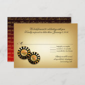 Paul Las Vegas VIP UAWG Response | rot RSVP Karte (Vorne/Hinten)