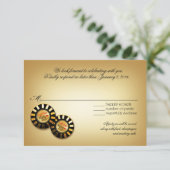 Paul Las Vegas VIP UAWG Response | rot RSVP Karte (Stehend Vorderseite)