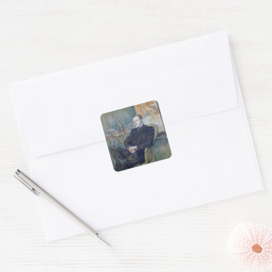 Paul Leclercq Quadratischer Aufkleber (Umschlag)