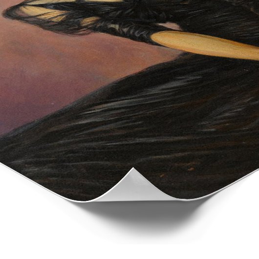 Paul Mak - Eine blaue mit Augen Schönheit Poster (Ecke)