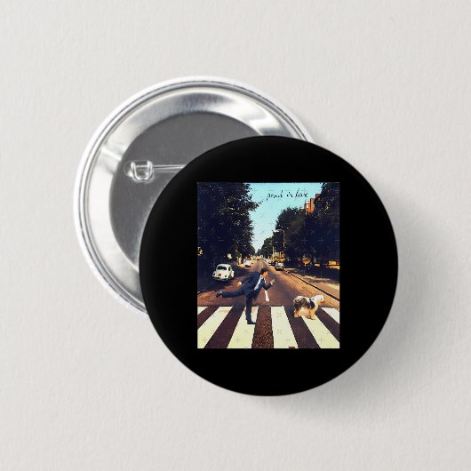 Paul Mccartney Sticker1 Button (Vorne & Hinten)