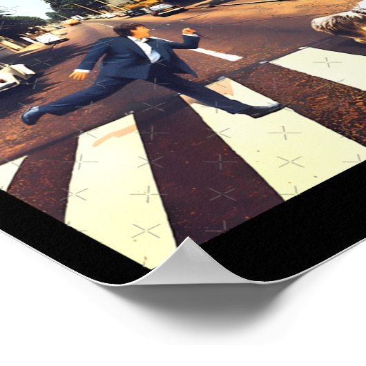 Paul Mccartney Sticker1 Poster (Ecke)