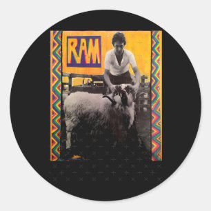 Paul Mccartney Sticker4 Runder Aufkleber