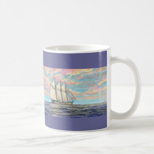 Paul McGehee "A Passing Schooner" Tasse (Rechts)