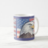 Paul McGehee "American Bald Eagle" Tasse (VorderseiteRechts)