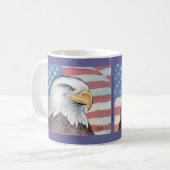 Paul McGehee "American Bald Eagle" Tasse (Vorderseite Links)