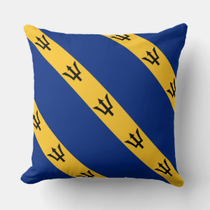 Paul McGehee "Barbados Flag" Kissen