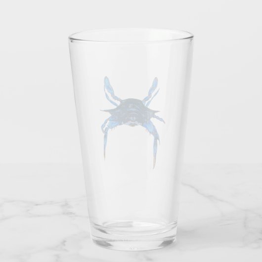 Paul McGehee Blue Crab Beer Glass Glas (Rückseite)