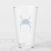 Paul McGehee Blue Crab Bierglas Glas (Rückseite)