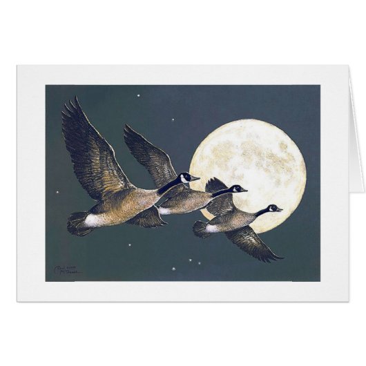 Paul McGehee "Canadian Moonlight" Card (Vorderseite (Horizontal))