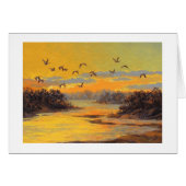 Paul McGehee "Canadian Sunset" Card (Vorderseite (Horizontal))