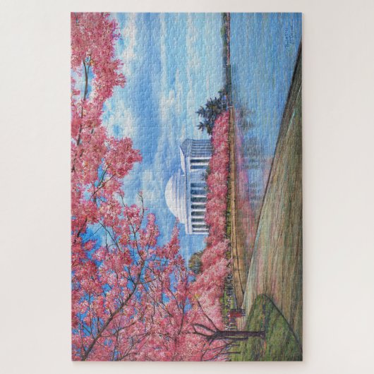 Paul McGehee "Cherry Blossoms" Jigsaw Puzzle (Vertikal)