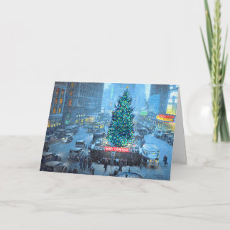 Paul McGehee "Christmas in New York" Card Feiertagskarte