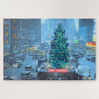 Paul McGehee "Christmas in New York" Jigsaw Puzzle