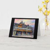 Paul McGehee "das Spuk Haus-" Halloween-Karte Karte (Gelbe Blume)