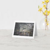 Paul McGehee "das Weiße Haus durch Mondschein" Karte (Gelbe Blume)