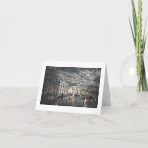 Paul McGehee "das Weiße Haus durch Mondschein" Karte