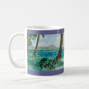 Paul McGehee "Diamond Head - Oahu, Hawaii" Tasse
