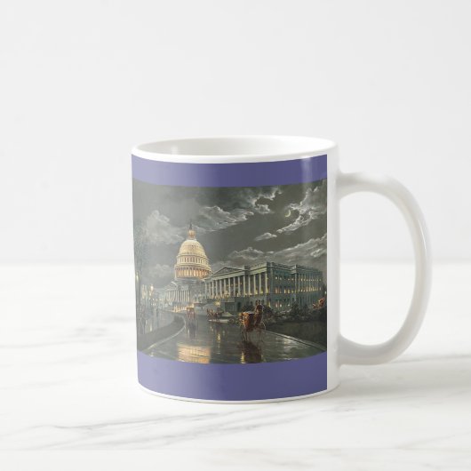 Paul McGehee "die Hauptstadt durch Mondschein" Kaffeetasse (Rechts)