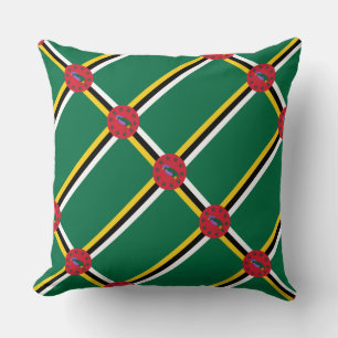 Paul McGehee "Dominica-Flagge" Kissen