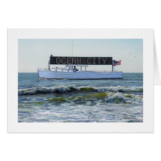 Paul McGehee "Ein Zeichen des Sommers" Ocean City (Vorderseite (Horizontal))