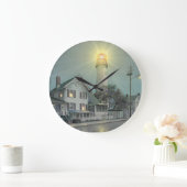 Paul McGehee "Fenwick Island Lighthouse" Clock Große Wanduhr (Zuhause)