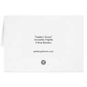 Paul McGehee "Gadsby's Tavern" Karte (Rückseite Horizontal)