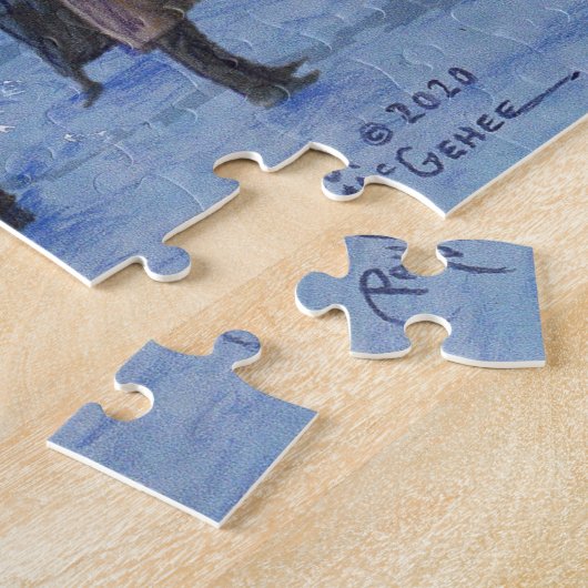 Paul McGehee "Georgetown Snowfall" Jigsaw Puzzle (Seite)