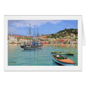 Paul McGehee "Grenada - St. George's Harbor" Card (Vorderseite (Horizontal))