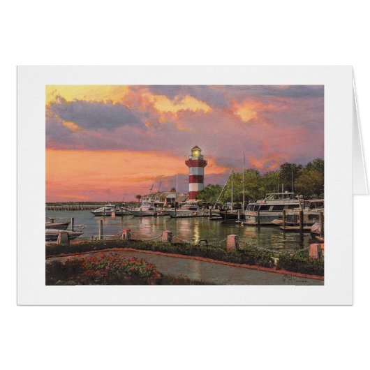 Paul McGehee "Hilton Head - Harbour Town" Karte (Vorderseite (Horizontal))