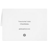 Paul McGehee "hinunter die Bucht" Karte (Rückseite Horizontal)