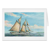 Paul McGehee "Jamaican Schooner" Card (Vorderseite (Horizontal))