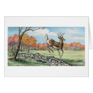 Paul McGehee "Jumping Whitetail"-Karte