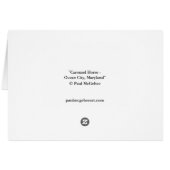 Paul McGehee "Karussell Pferd-Ozean Stadt, MD-" (Rückseite Horizontal)