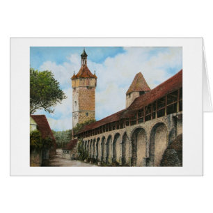 Paul McGehee "Klingen Tower - Rothenburg" Karte