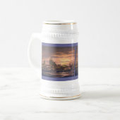 Paul McGehee "Köln am Rhein" Bierstein Bierglas (Vorderseite Links)
