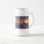 Paul McGehee "Köln am Rhein" Bierstein Bierglas (VorderseiteRechts)