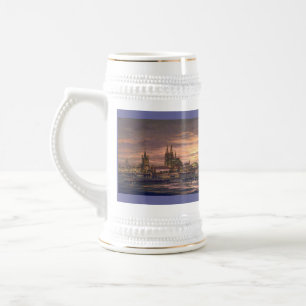 Paul McGehee "Köln am Rhein" Bierstein Bierglas