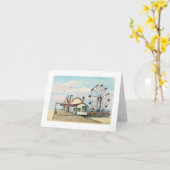 Paul McGehee "Luna Park - Ozean Stadt, MD-" Karte (Gelbe Blume)