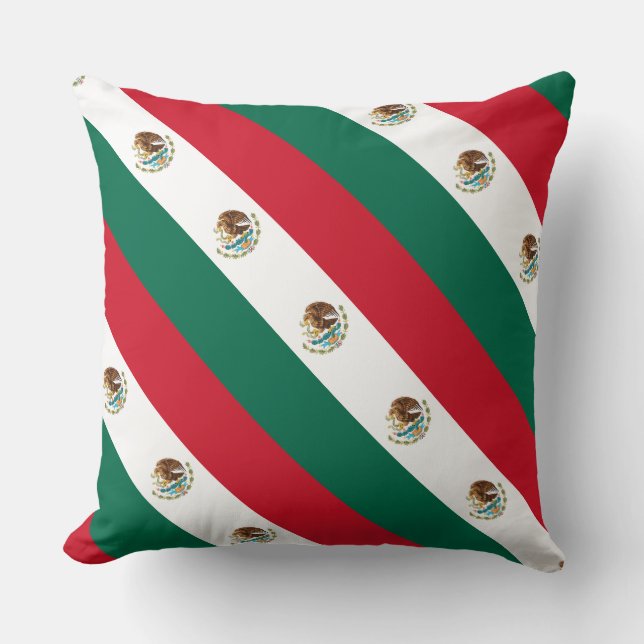 Paul McGehee "Mexico Flag" Kissen (Vorderseite)