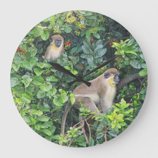 Paul McGehee "Monkeying Around" Uhr (Vorderseite)