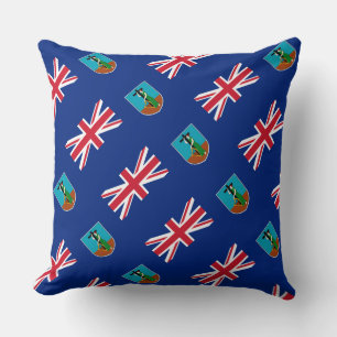 Paul McGehee "Montserrat Flag" Pillow Kissen