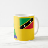 Paul McGehee "Nevis Flag" Tasse (VorderseiteRechts)