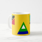 Paul McGehee "Nevis Flag" Tasse (Vorderseite Links)