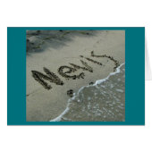 Paul McGehee "Nevis Sand" Karte (Vorderseite (Horizontal))