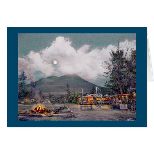 Paul McGehee "Nevis-Sunshine's by Moonlight" Card (Vorderseite (Horizontal))