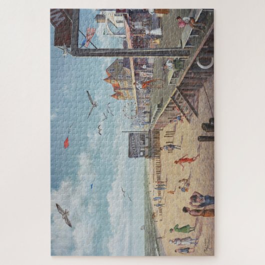 Paul McGehee "Ocean City Boardwalk" Jigsaw Puzzle (Vertikal)