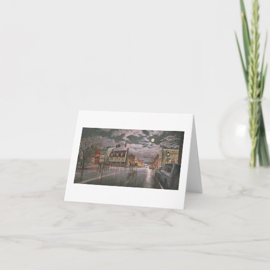 Paul McGehee "Old Town Alexandria" Karte (Vorderseite)