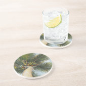 Paul McGehee "Palm Tree" Sandstone Drink Coasters Sandstein Untersetzer (Seite)